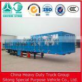Factory Price Cargo Fence Stake Semi Trailer for Grain Transportation thumbnail-2