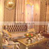 Luxury European Wooden Living Room Sofa Set With Hand Carved Pattern thumbnail-1