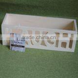 Cheapest Customized Small Plywood Decorative Storage Box With Laser Letter thumbnail-4