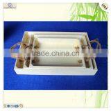 Sale Handles Large Space S/3 Plywood Wooden Pallets Tray thumbnail-6