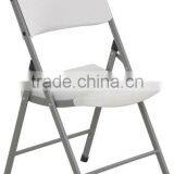 2017 Hot Sale Blow Molding Outdoor Armless White Plastic Stacking Chair for Sale thumbnail-1