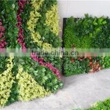 Home and outdoor decoration synthetic cheap 1m x 1m artificial vertical green grass wall E08 04C40