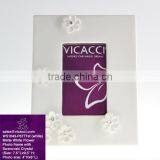 Hot Sale Polyresin Shinny Black And White Photo Frame Made With Swarovski Elements thumbnail-4