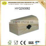 Custom FSC Unfinished Pine Wood Gift Box Wholesale thumbnail-1