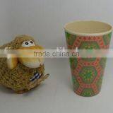 BSCI Audit Hot-sell Eco-friendly Bamboo Fiber Print Cup