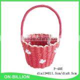 Cheap Paper Rope Woven Small Fancy Kids Basket for Candy thumbnail-5