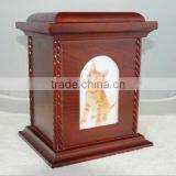 Wooden Photo Frame Funeral Pet Ashes Urn China Wholesale thumbnail-1