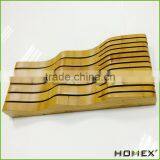 Bamboo Knife Block Universal Knife Organizer Holder Homex BSCI/Factory thumbnail-1