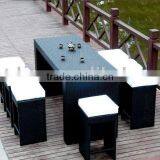 PE Rattan Leisure Bar Stool for Home or Office thumbnail-1