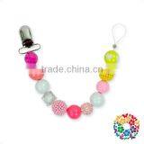 Unisex BPA Free Plastic Beads Pacifier Clip Many Style Baby Pacifier Clip thumbnail-4