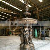 Outdoor Decoration Copper Garden Water Fountains Bronze Lady Fountain thumbnail-1