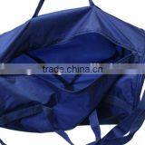 Navy Blue 420D Polyester Expandable Carry-on Duffel Bag thumbnail-4