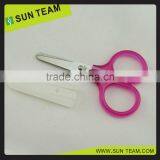 SC055 3-1/2" Hot Selling AS Handle With Plastic Cover Salon Student Scissors