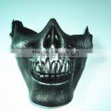 Plastic Cheap Horror Skull Half Face Mask thumbnail-3