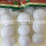 White Artificial Polypropylene High Elastic Indoor Snowball Soft and FluffySnowball thumbnail-3