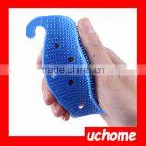 UCHOME Wholesale Multifunctional Silicone Fruit Scrubber Soft Vegetable Brush Vegtable Cleaning Wash Brush thumbnail-2