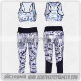 Wholesale Breathable Spandex Women Yoga Sports Pants, Fitness Sportswear thumbnail-3