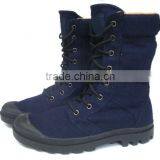 Navy Blue Military Boots thumbnail-1