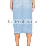 2016 Summer Jeans Skirt/Falda de Lona/Jeans Skirt for Women thumbnail-3