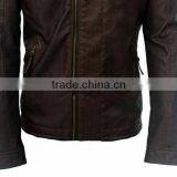 ALIKE Men Jacket pu Jacket Garment Dye Jacket thumbnail-3