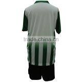 Good Selling Dry Fit Green and White Soccer Jersey thumbnail-2