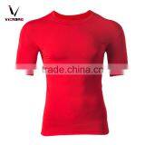 Made In China OEM Sportswear Compression Streched Exercise Fitness Tshirt Men thumbnail-3