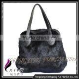 CX-H-16 Wholesale Good Quality Fashion Handbag Rabbit Fur Ladies Bag In China thumbnail-5