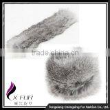 CX-A-28B Wholesale Cute Genuine Rabbit Fur Wide Cuff Bracelet thumbnail-6