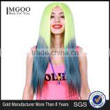 MGOO Low MOQ Synthetic Women Long Natural Straight Hair Lace Front Halloween Cosplay Costume Wig thumbnail-1