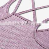 MGOO Top Quality Dry Fit Sleeveless Womens Tank Top Raceback Low Cut Singlet Tops With Keyholes In The Back thumbnail-5