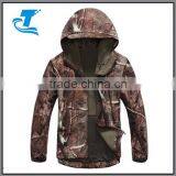 New Men's Camouflage Woodland Softshell Jacket