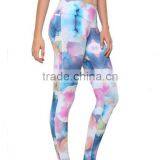 Women Activewear Sublimation Print Gym Sports Fitness Yoga Leggings Pants Wholesale thumbnail-1