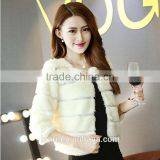 Luxury Spring Autumn Faux Fur Coat Long Sleeve Female Shaggy Jacket Fashion Slim Warm Fur Parkas Female Fourrure Short Coats thumbnail-1