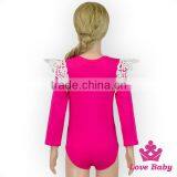 Solid White Color Baby Romper Infant Shoulder Lace Trim Romper Clothes Knit Cotton Baby Romper Wholesale thumbnail-4