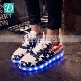 Hot Selling Lace-up Casual Sneakers LED Shoes Women Shoes thumbnail-2