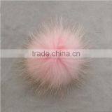 Myfur Natural Colour Real Raccoon Fur Ball Hat Custom Puff Pom Pom thumbnail-2