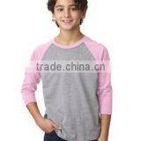 Next Level Apparel Youth CVC 3/4 Raglan Tee - Made From 60% Combed Ring-spun Cotton and 40% Polyester Jersey thumbnail-5