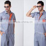Unisex Polyester Cotton Summer Short Sleeve Work Uniform thumbnail-3