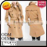 Wool Blend Classic Brown Womens Winter Jacket and Coat thumbnail-1