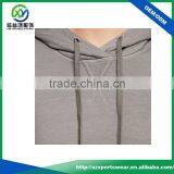 OEM Design High Quality Womens Grey Color Hoody Sweater Gym Hoodie With Your Own Logo thumbnail-4