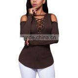 Wholesale Sexy Women Long Sleeve Bodysuit Blouse Top For Wholesale 2017 thumbnail-1