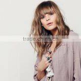 Rayon Fabric Latest Burqa Designs Pictures Lace up Top thumbnail-2