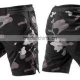 MMA Shorts Camo Black thumbnail-1