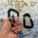 Outdoor Placstic POM D Shape Buckle Camping Climbing Carabiner Mountaineering Buckle Keychain Hook Y-280 thumbnail-4