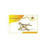 Color Debossed Zinc Alloy / Cooper Police Metal Badge Stamped Soft Enamel thumbnail-1