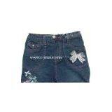 100% Cotton New Design Denim Jean Pant for Kids Girl. thumbnail-2