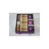 Romantic Purple Candle Incense Set thumbnail-1