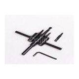 High Carbon Steel Adjustable Hole Cutters Cutting Plastic / Wood Hole Saw 30-120mm thumbnail-1