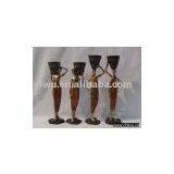 Resin Black Candle thumbnail-1