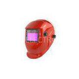 Electronic RED Battery Powered Welding Helmet , DIN 4 / 913